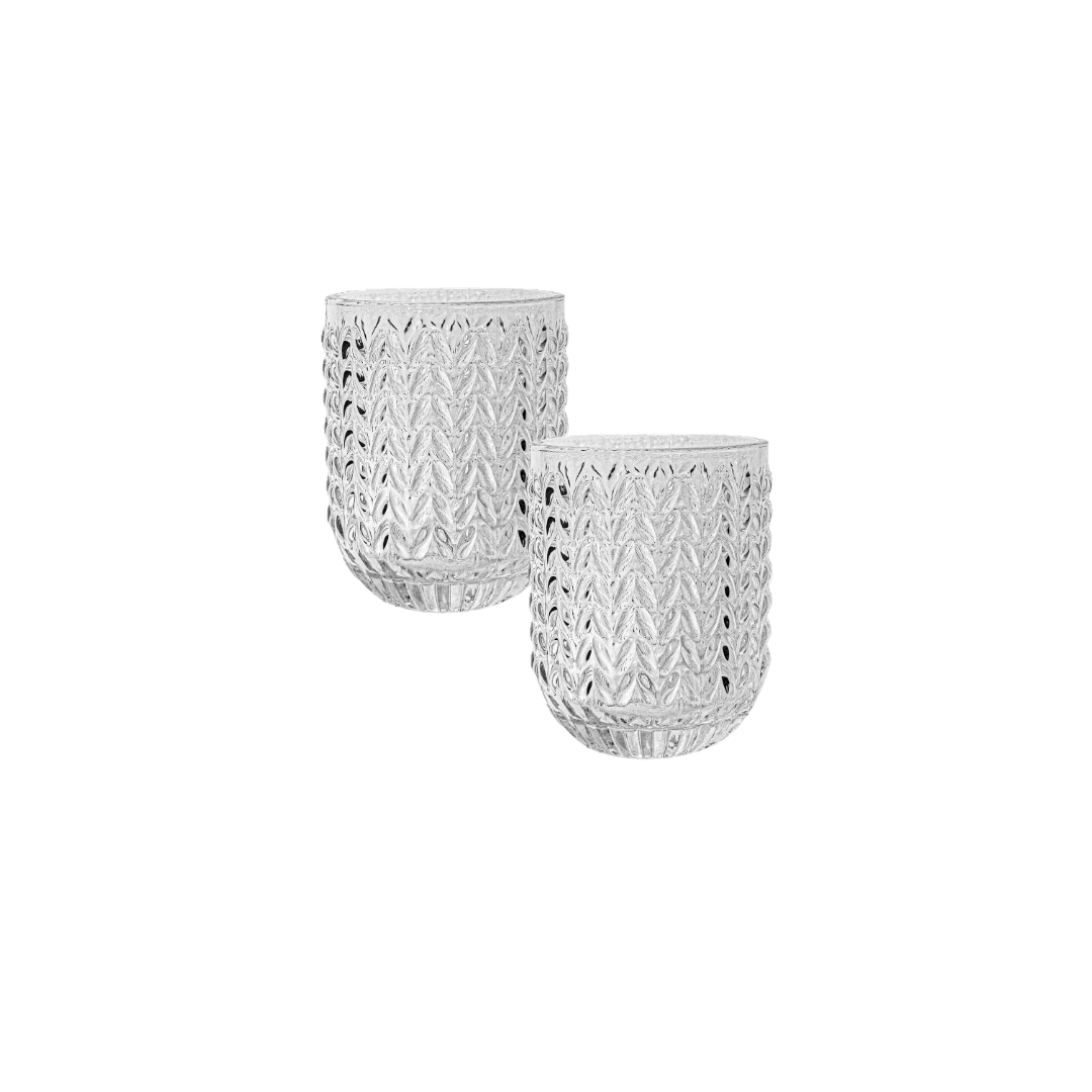 Zickzack-Glas S – 2er-Set