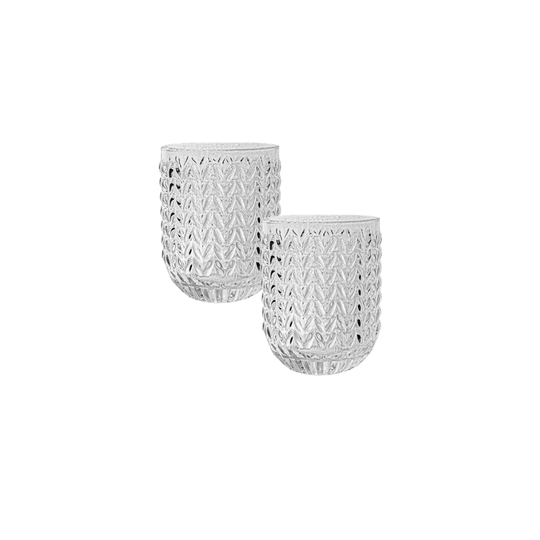 Zickzack-Glas S – 2er-Set