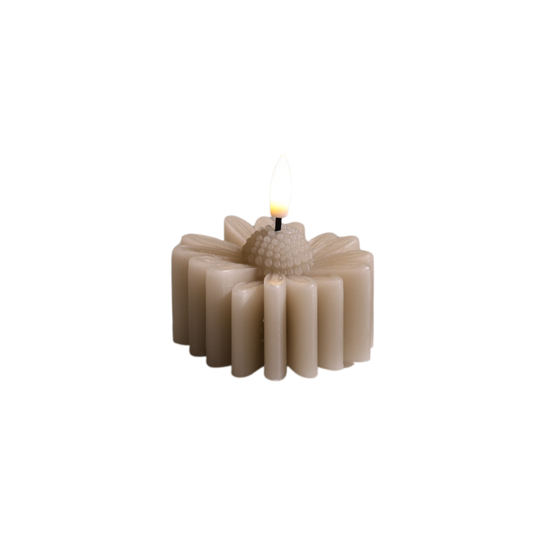 PFINGSTROSE KERZE BEIGE - AB
