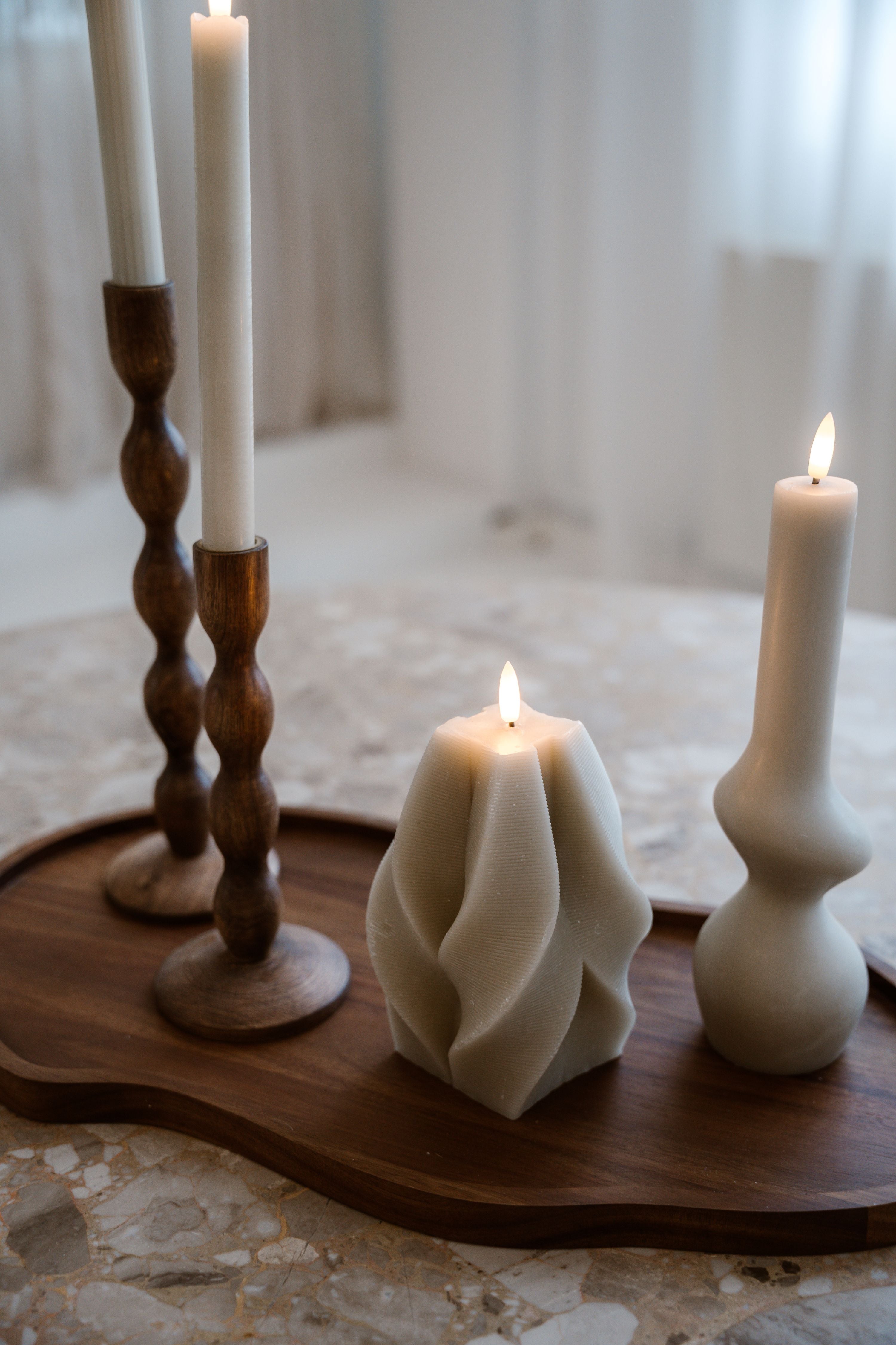 WAVE TWIST KERZE - AB