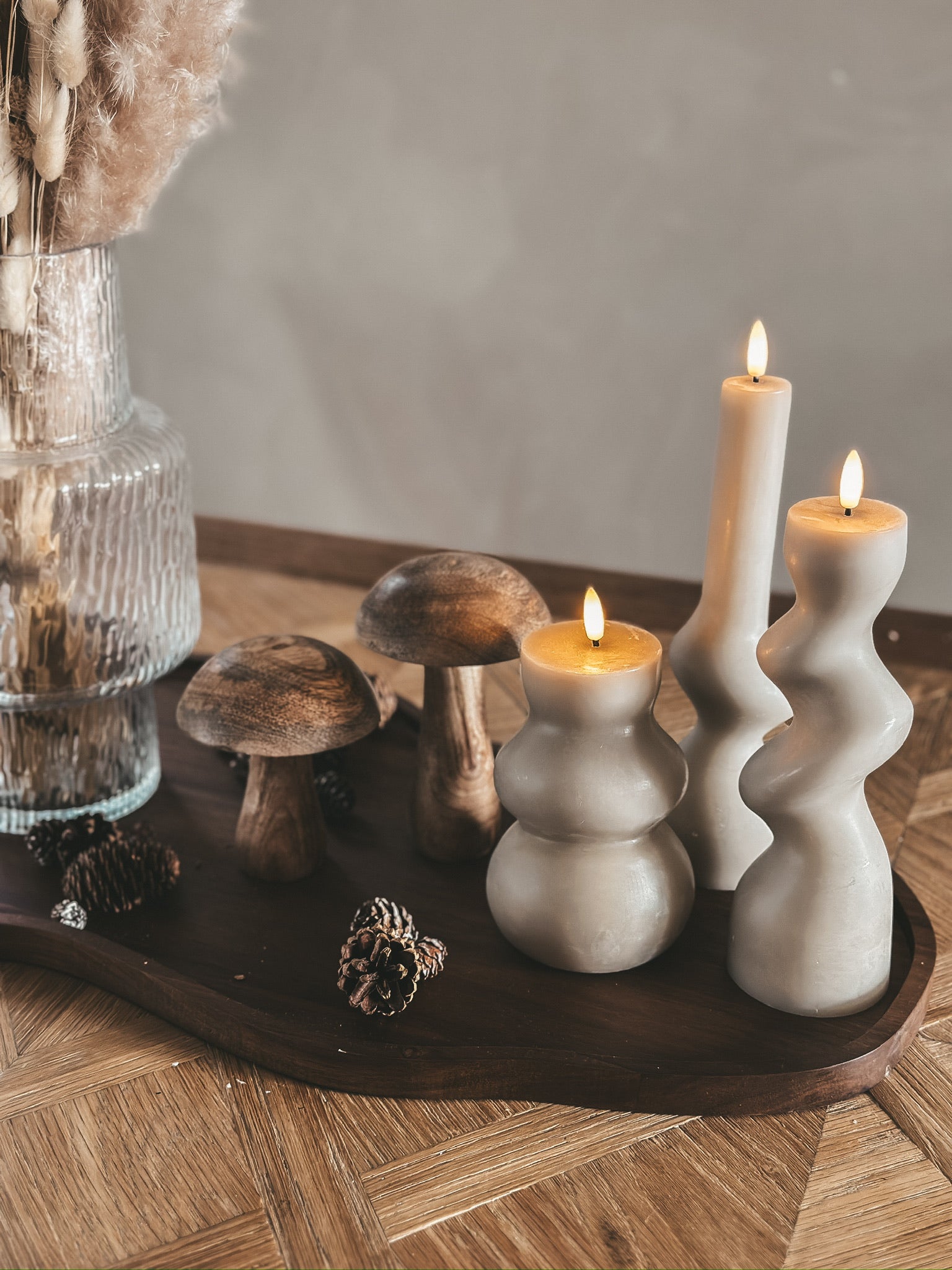 ORGANIC TABLETT DUNKLES HOLZ LANG L