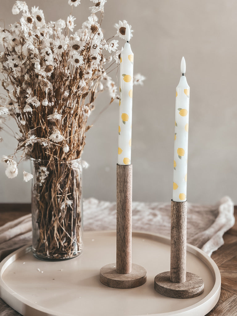 DIENBLAD ROND ORGANISCH XL BEIGE