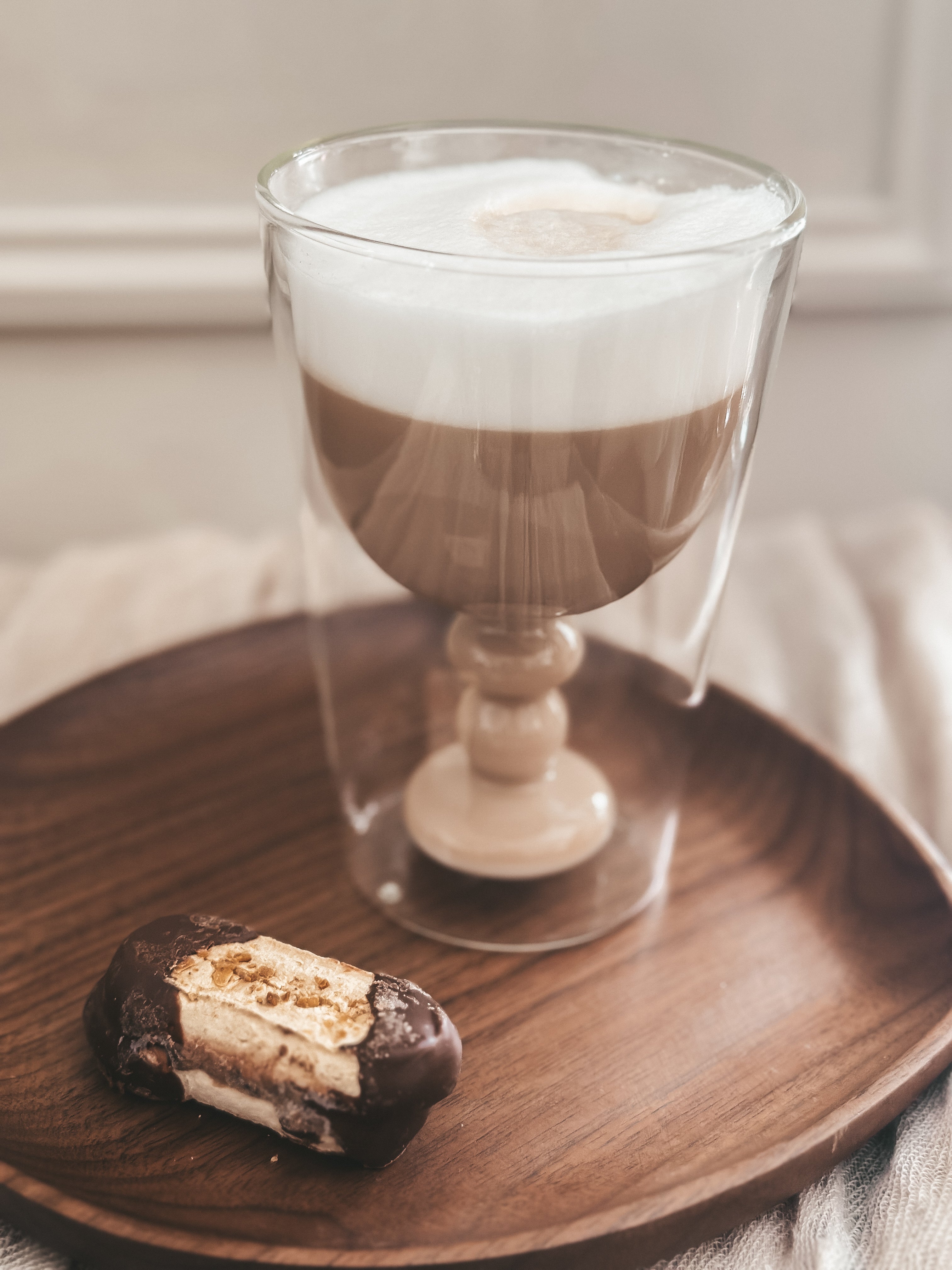 Niedrige, doppelwandige Weingläser – 4er-Set