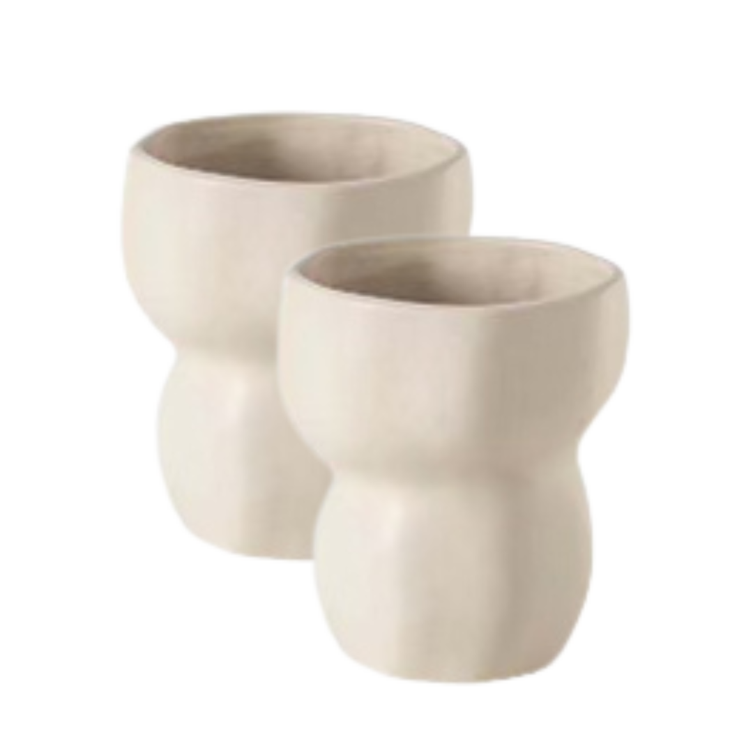 Mok Beige Organisch M - set van 2