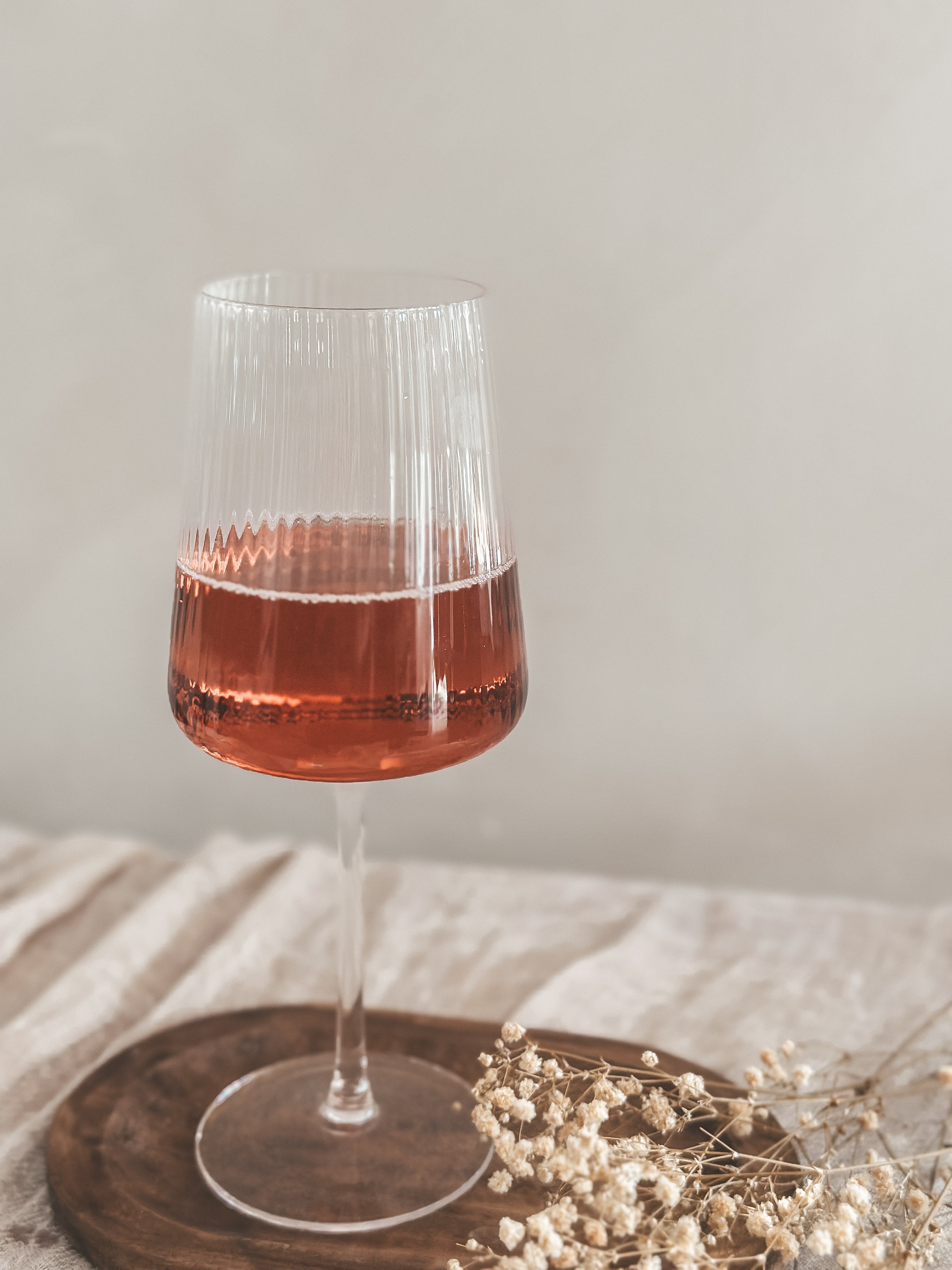 Wijn Glas Ribbel