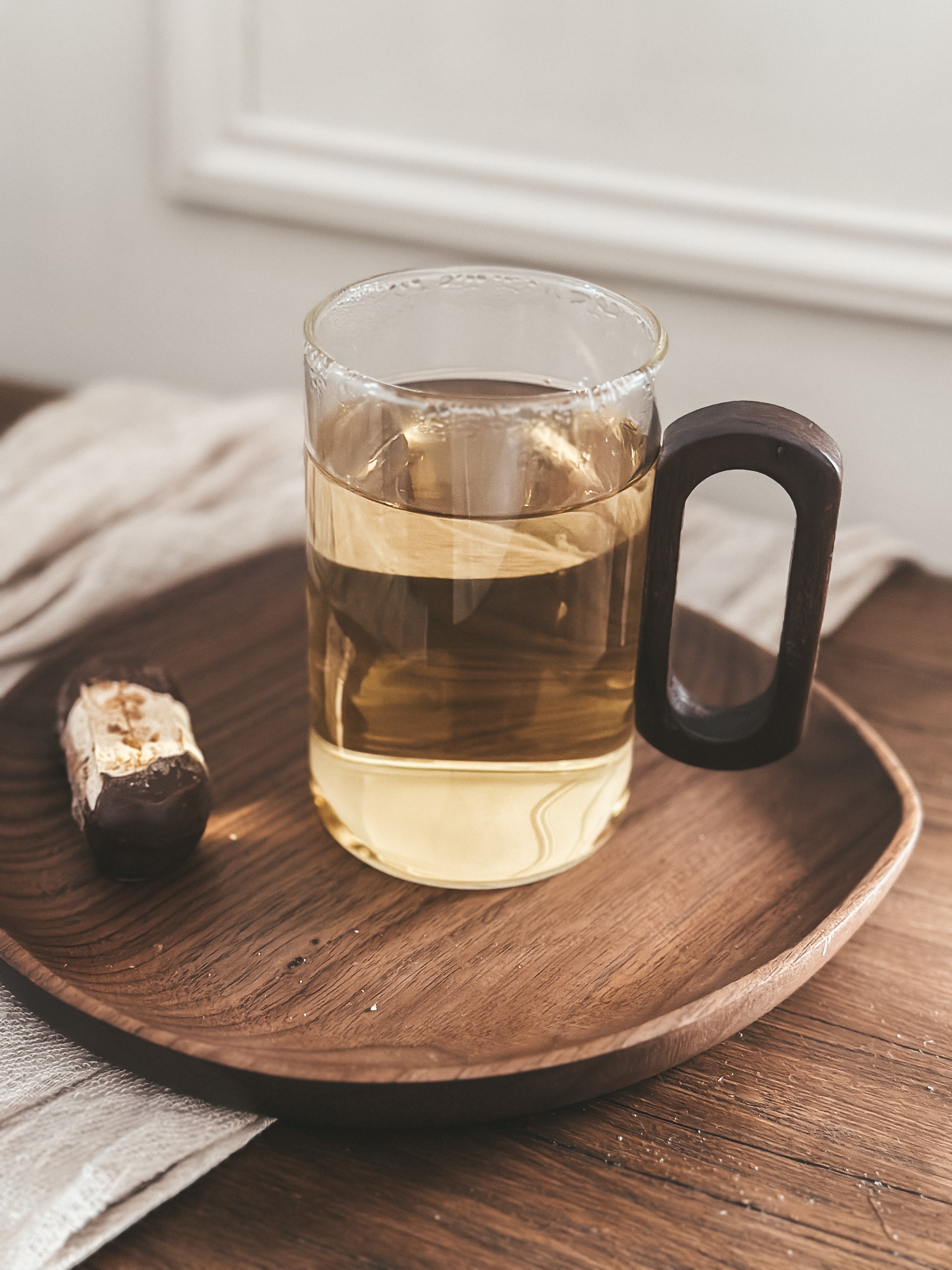 Theeglas Houten Oor - set van 4