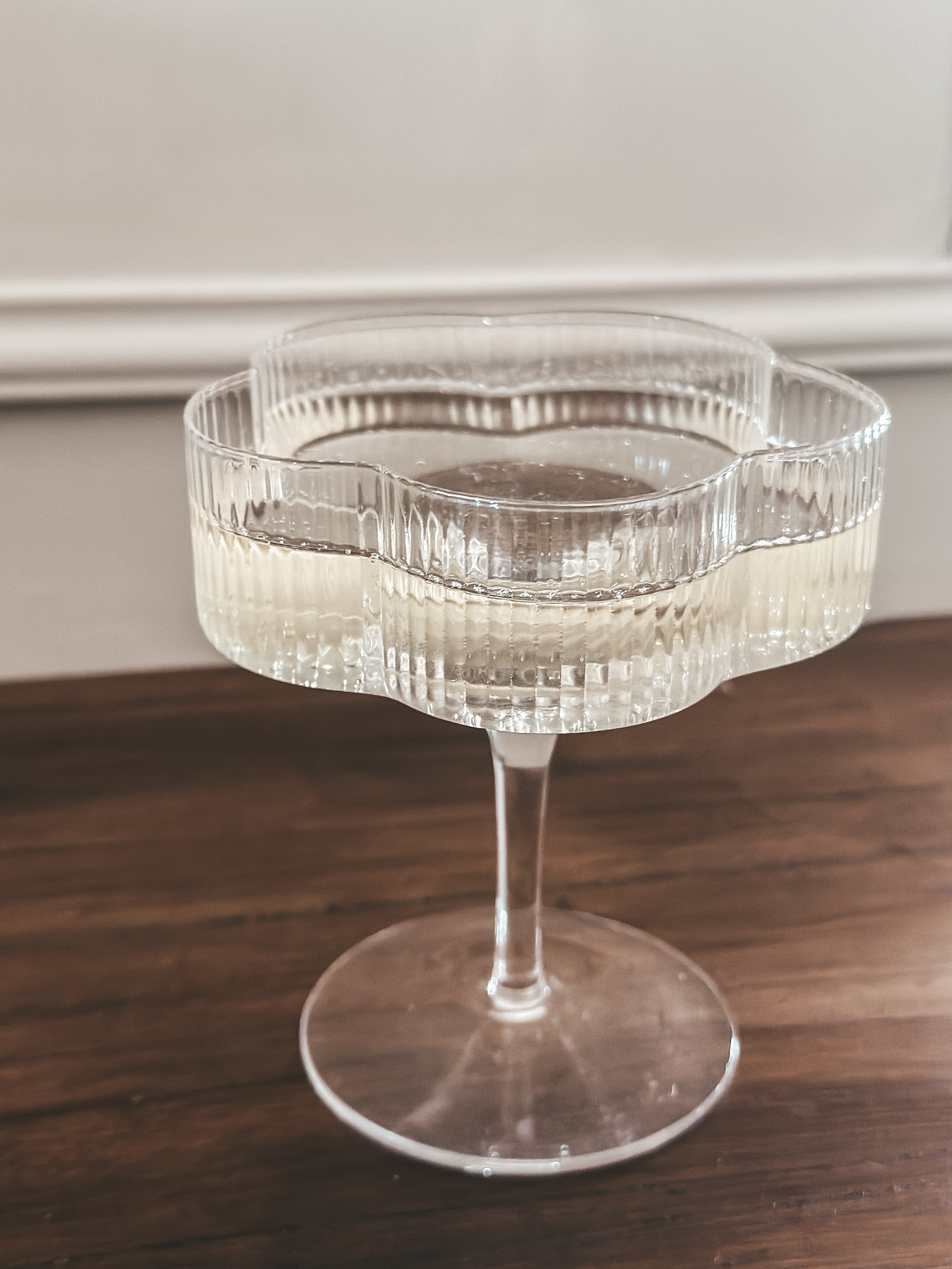 Wijn Glas Bloem - set van 2