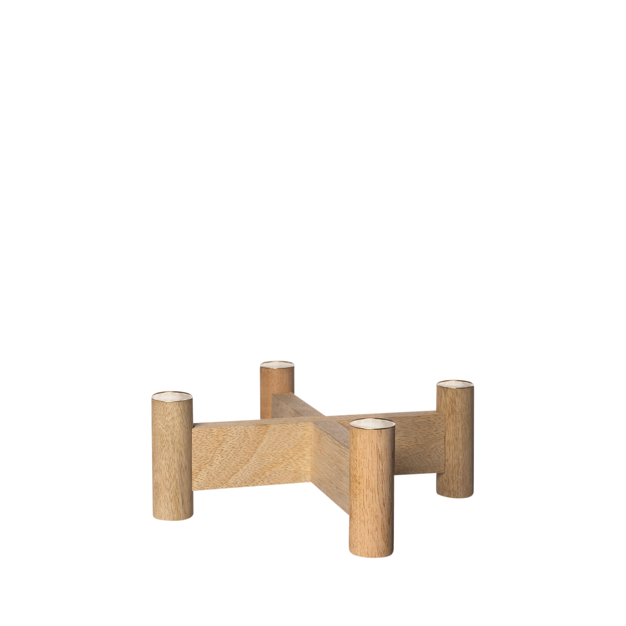 KERZENHALTER LEUCHTE HOLZ 4