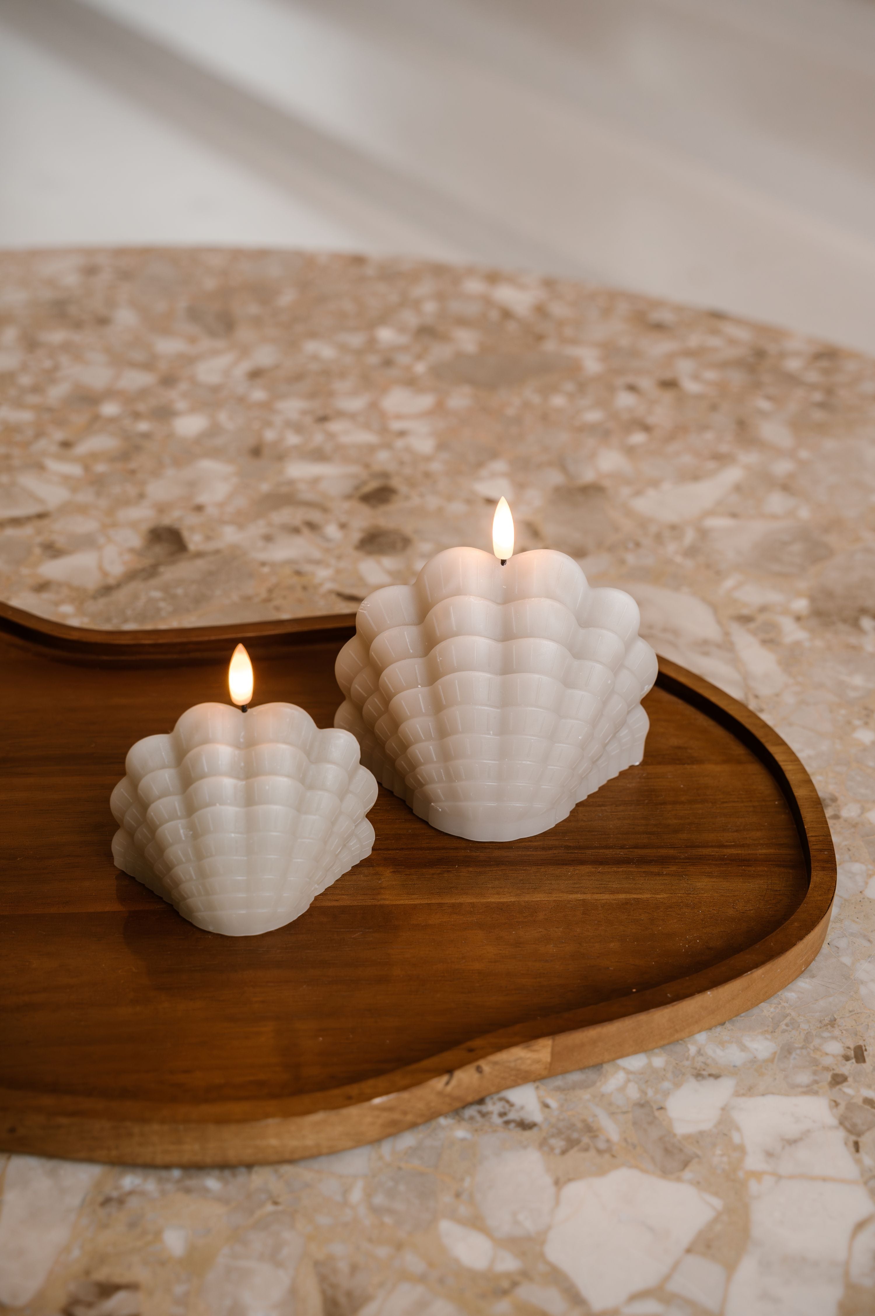 SET MUSCHELKERZEN - AB