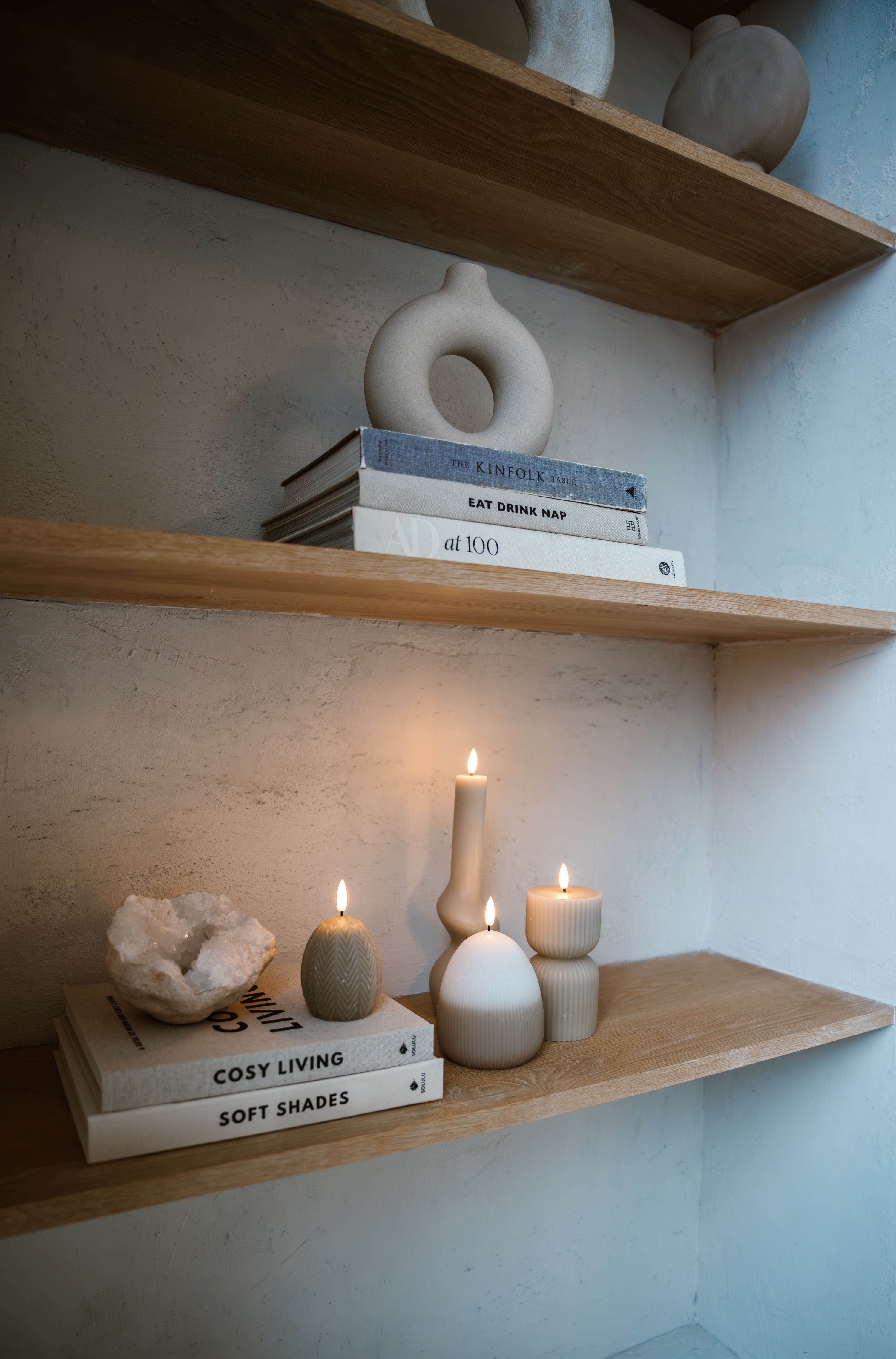 OSTEREIKERZE ZICKZACK BEIGE - AB