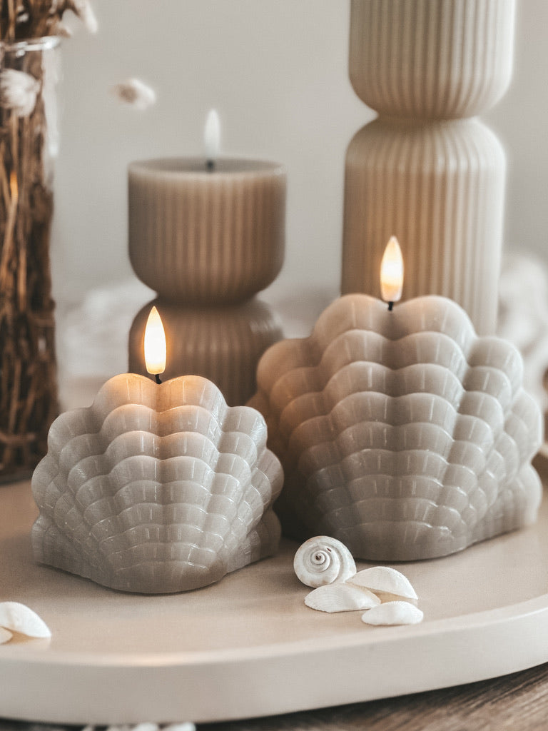 SET MUSCHELKERZEN - AB